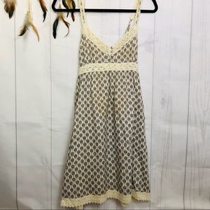 O’Neill Lace trimmed Printed Dress